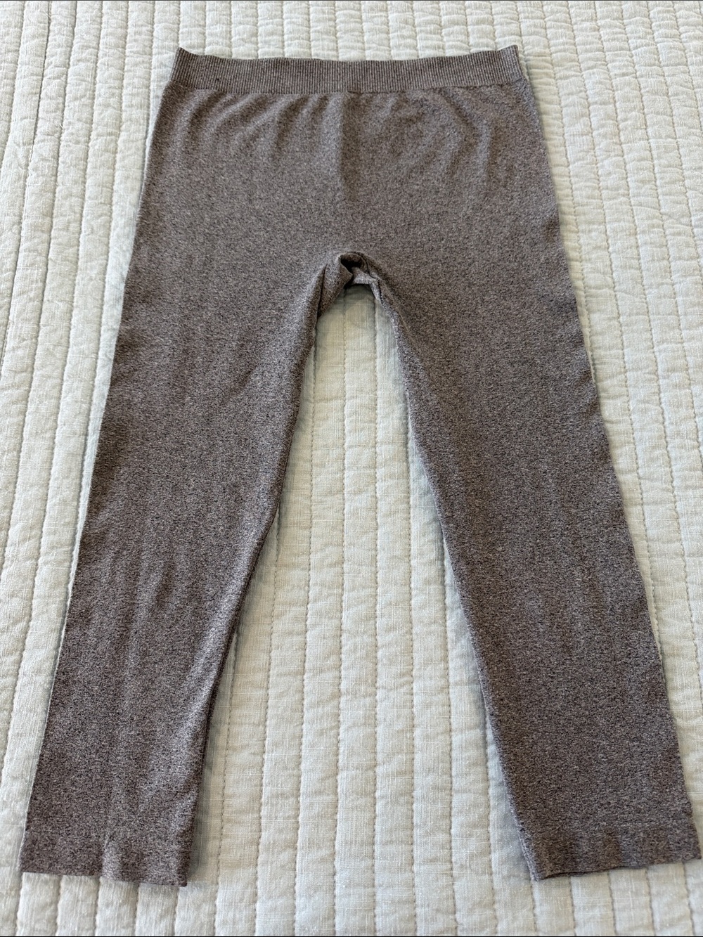 Women’s Gray Knit Stretch Leggings